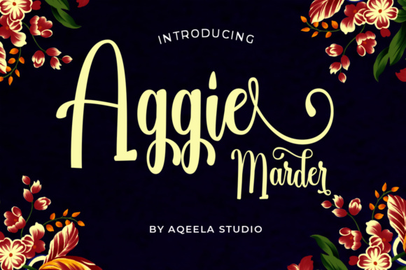 Aggie Marder Script: A Modern Calligraphy for Elegant Projects