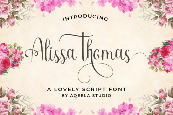 Alissa Thomas Script: Elevating Design with Modern Calligraphy