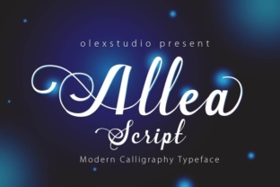 Allea Script: A Modern Calligraphy Typeface for Elegant Designs