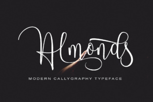 Almonds Script: Your Modern Calligraphy Typeface for Authentic Design