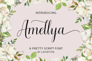 Amellya Script: The Irregular, Feminine Font for Modern Designs