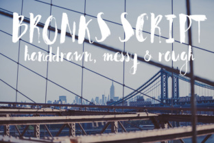 Bronks Script: A Bold, Hand-Painted Typeface for Impactful Design
