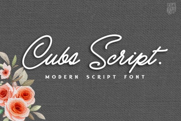 Cubs Script: A Handwritten Font for Modern, Authentic Design