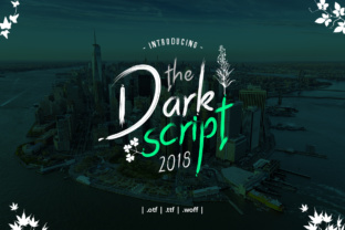 Dark Script: A Stylish Calligraphy Font for Creative Projects