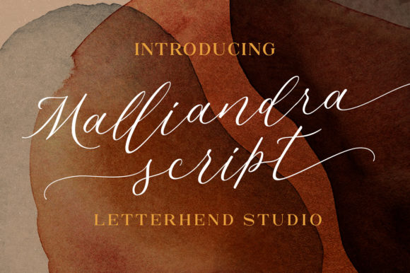 Elevate Your Projects with the Malliandra Script Typeface