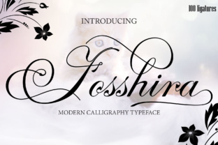 Fosshira Script: A Handmade Calligraphy Font for Elegant Projects
