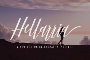 Hellarria Script: A Modern Calligraphy Typeface for Creative Projects