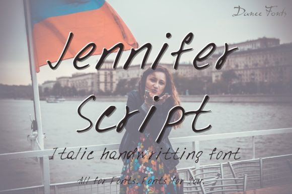 Jennifer Script: Crafting Elegance with a Handwritten Touch
