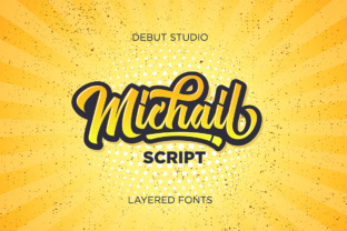 Michail Script: Unlocking Dynamic Visuals with a Layered Typeface