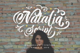 Natalia Script: A Hand Painted Typeface for Authentic Design