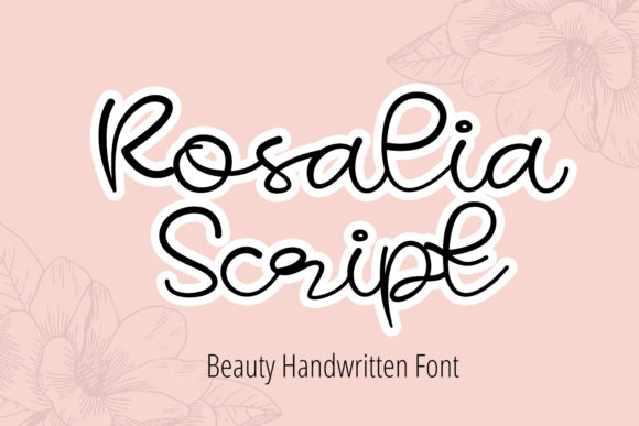 Rosalia Script: A Handwritten Font for Elegant Designs