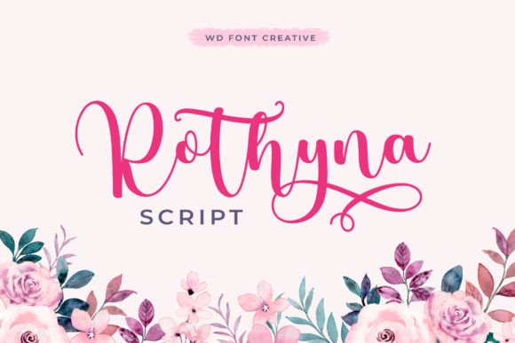 Rothyna Script: A Modern Calligraphy Typeface for Creative Projects