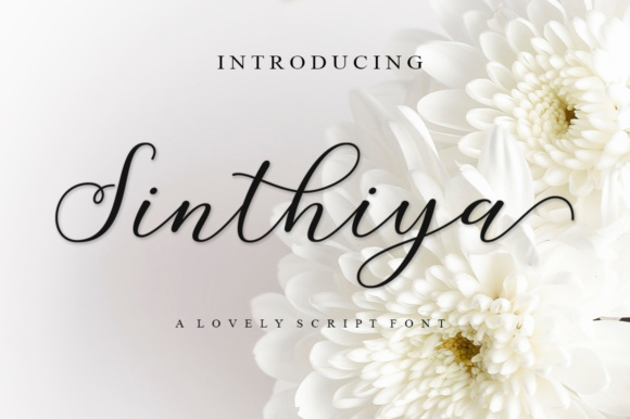 Sinthiya Script: An Elegant Font with Dynamic Casual Flair