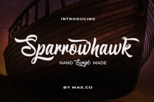 Sparrowhawk Script: A Retro Calligraphy Font with Modern Edge