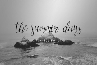 The Summer Days Script: A Font That Captures Warmth